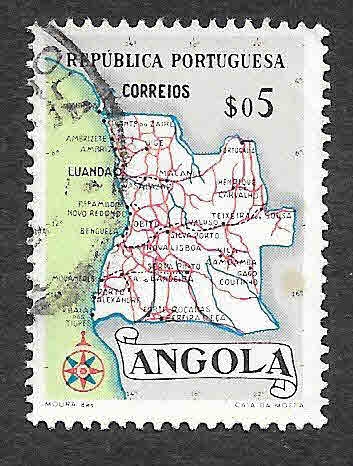 386 - Mapa de Angola