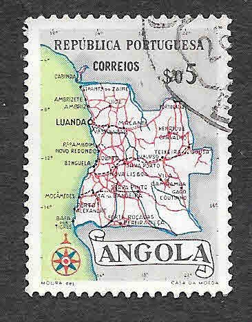 386 - Mapa de Angola