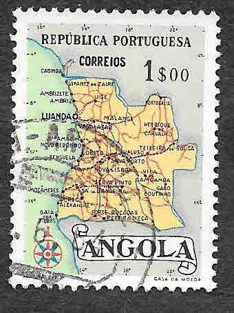 389 - Mapa de Angola