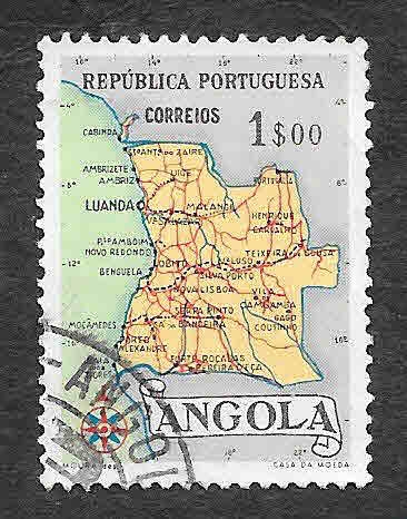 389 - Mapa de Angola