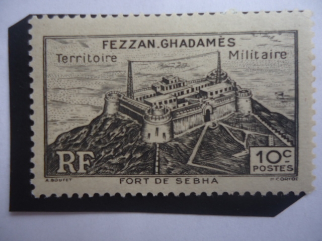 Fort de Sebha-Territorio Militar de Fezán-Ghadames-Fuerte Sebha-Territorio Sur de la Colonia Italian