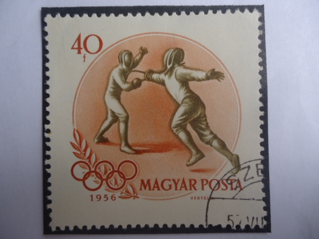 esgrima - Juegos Olímpicos de Verano, 1956-Melbourne.