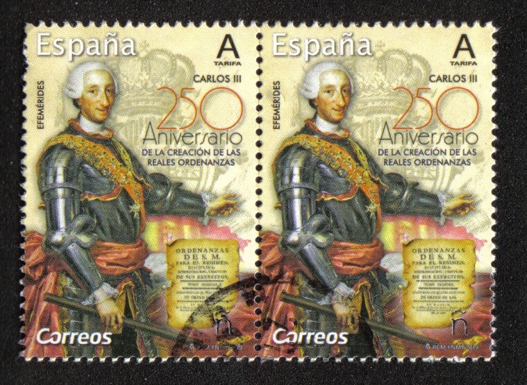 250 aniversario de las ordenanzas reales de Carlos III