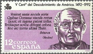 2851 - V Centenario del descubrimiento de América - Sémeca (4 a.C. - 65)