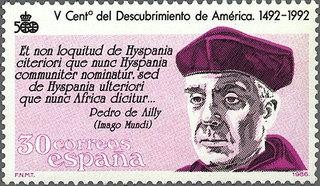 2863 - V Centenario del descubrimiento de América - Pedro de Ailly (1380-1454)