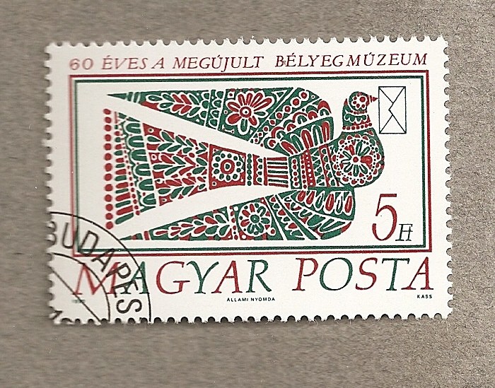 60 Aniv Museo Postal de Budapest