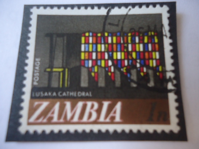 Cathedral in Lusaka - Serie: Nueva Moneda Decimal