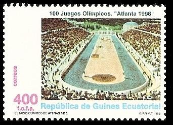100 juegos Olimpicos - Atlanta 96 - estadio olímpico de Atenas 1896