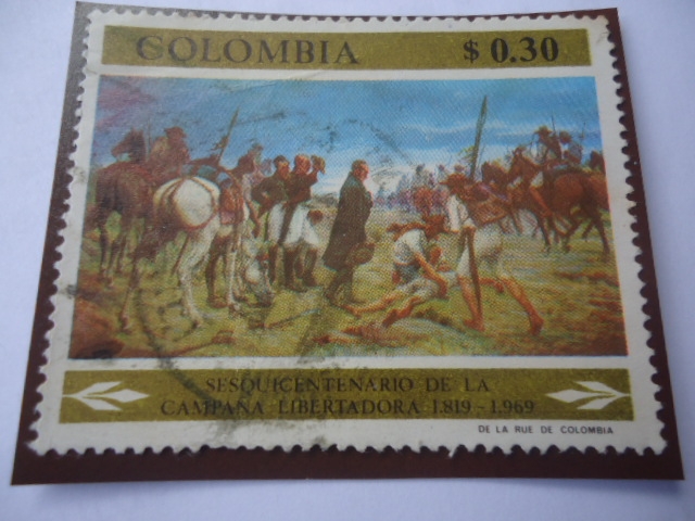Sesquicentenario de la Campaña Libertadora, 1819-1969-Cruce del Páramo de Pisba, Dpto. de Boyacá-Col