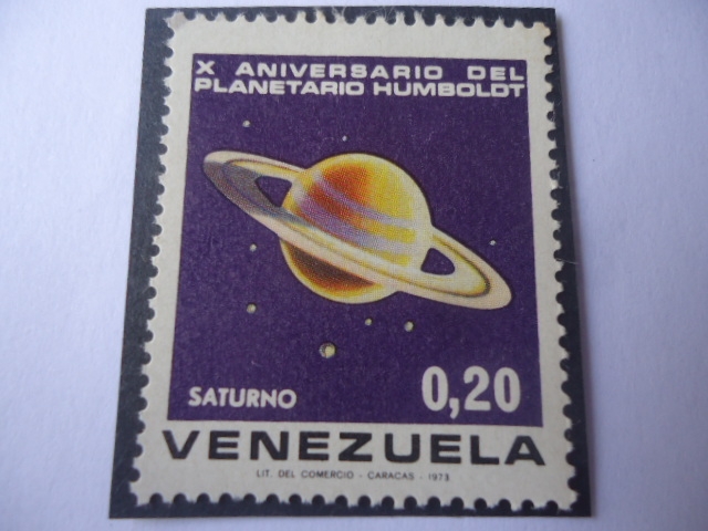 Saturno - X Aniversario del Planetario Humboldt.