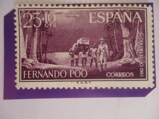 Fernando poo - Día del sello 1961 - Guinea-África Occidental