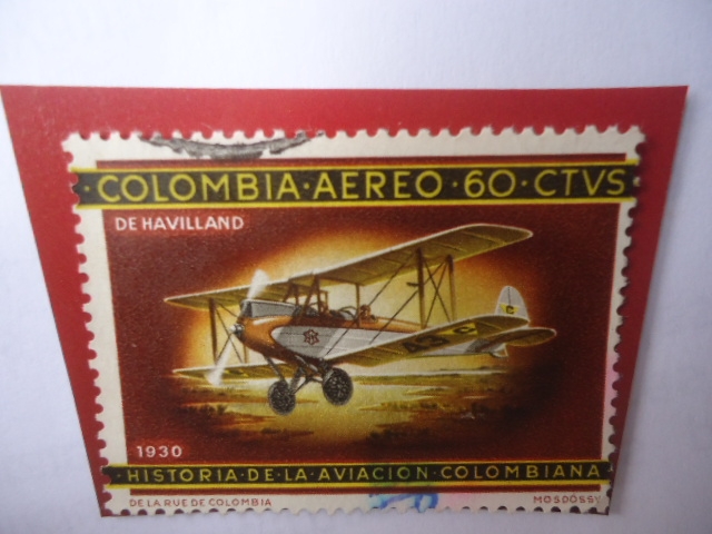 De Havilland 1930 - Serie: Historia de la Aviación Colombiana.