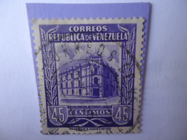 E.E.U.U. de Venezuela - Oficina Principal Correos de Caracas 1953