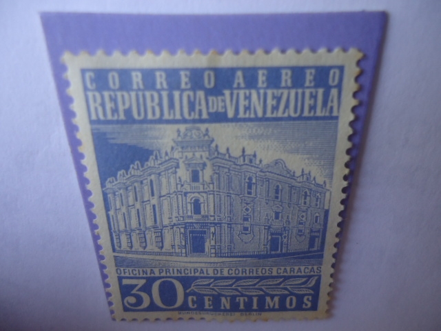 E.E.U.U. de Venezuela - Oficina Principal Correos de Caracas 1953