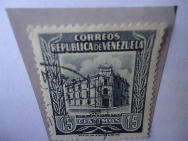 República de Venezuela - Oficina Principal Correos de Caracas 1955