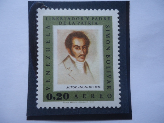 Simón Bolívar - Oleo de Autor Desconocido
