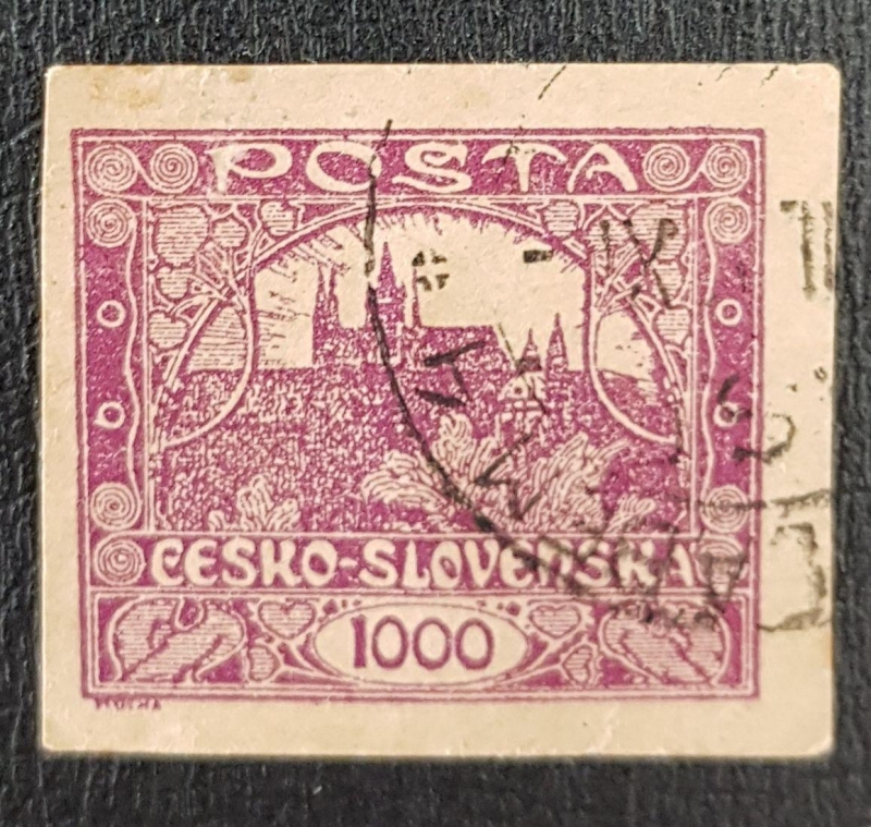 Czechoslovakia - Hradcany Castle, 1000 haleru, 1919