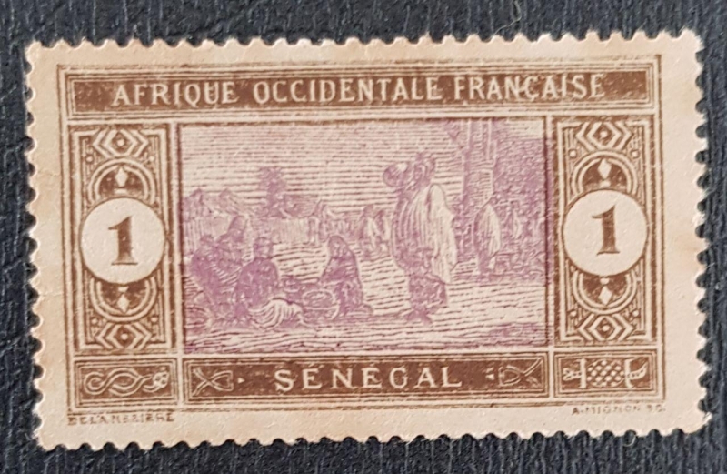 Senegal 1914 1c SG64