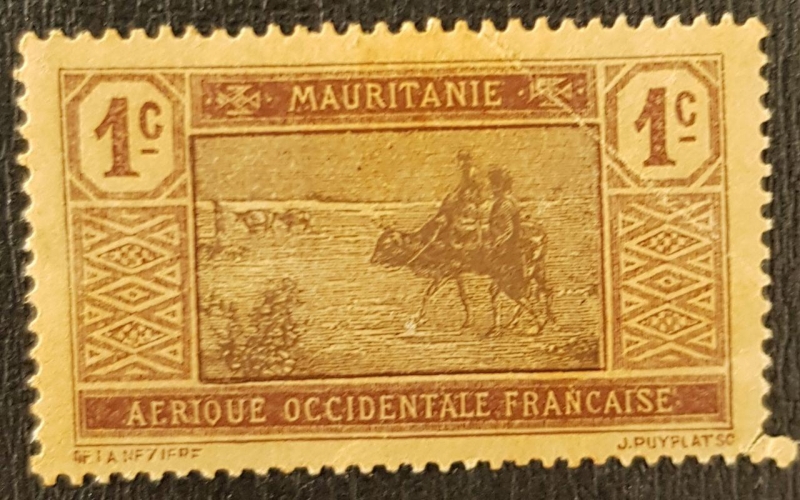 Mauritania 1913 1c SG18