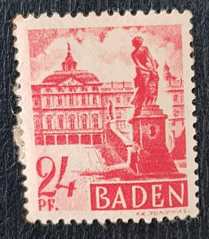 Baden/ French Occupation Zone, Rastatt castle