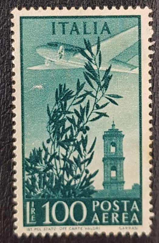 1948 Airmail 100 Lire Italia