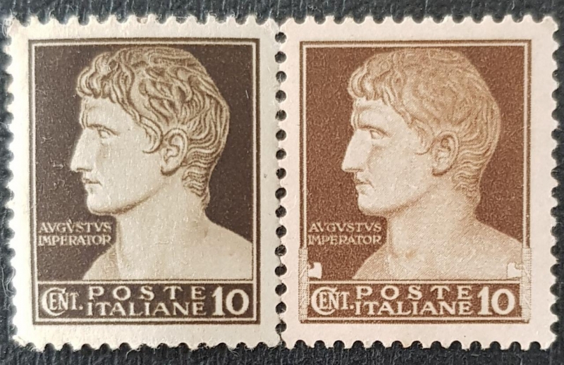 2 x Augustus Imperator 10 cent