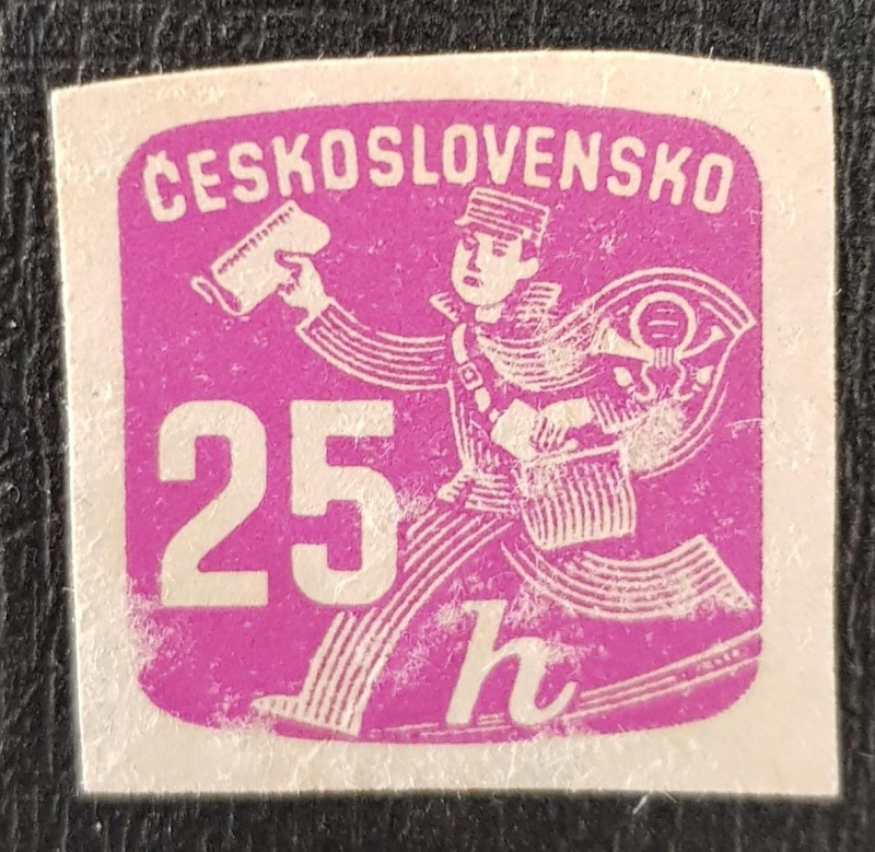 Ceskoslovensko 25 haleru, Postman, 1945