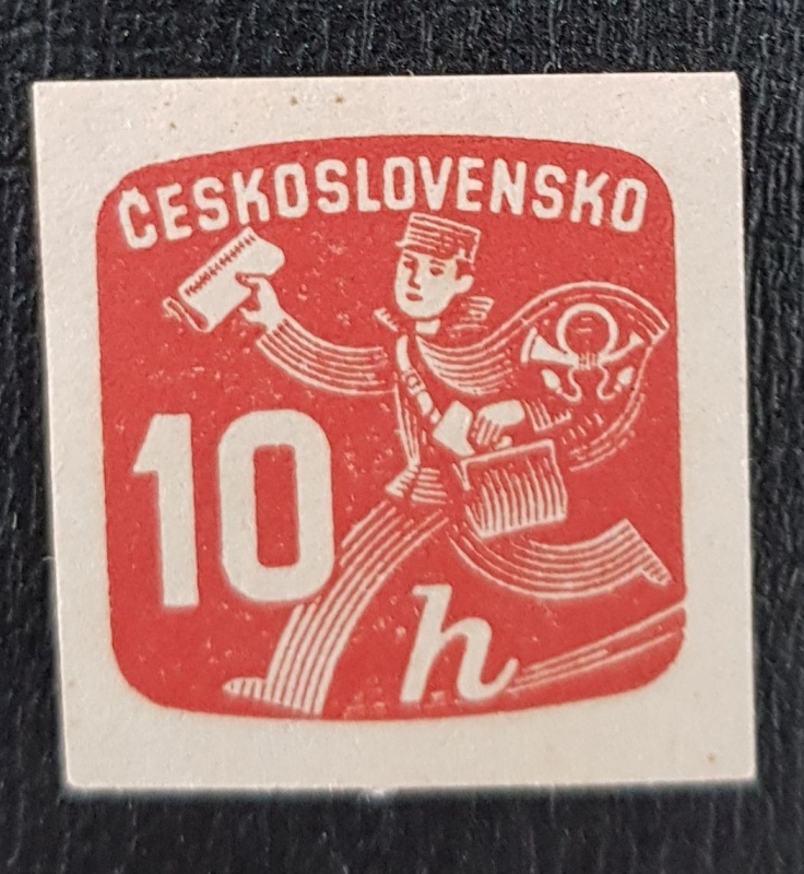 Ceskoslovensko 10 haleru, Postman, 1945
