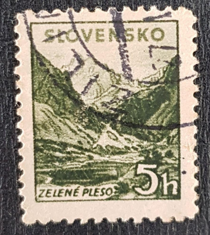 Slovensko, Zelene Pleso, 5 haler, 1943