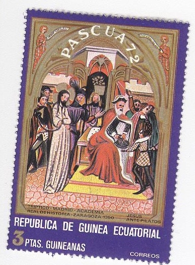 Pascua 1972. Jesús ante Pilatos