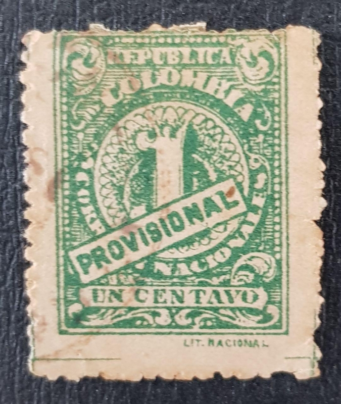 Colombia, Provisional, 1 c, 1920