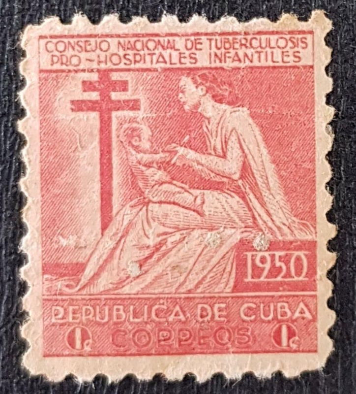 CUBA, TUBERCULOSIS CAMPAIGN, 1950, 1 c