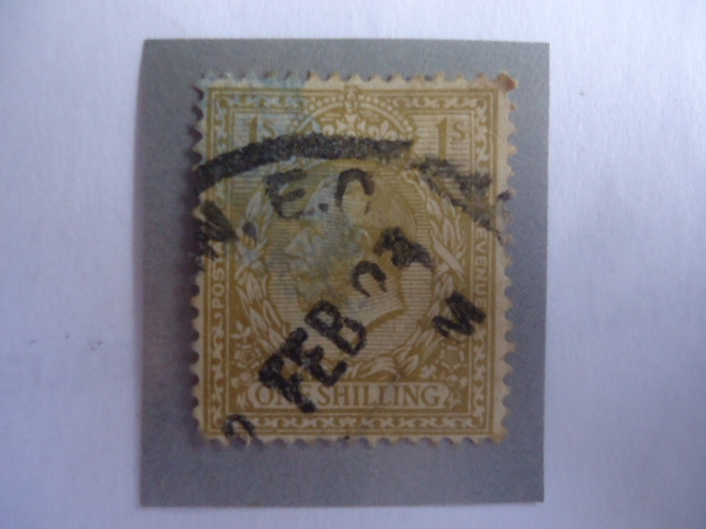 King George V - One Shilling - Serie:King George V.