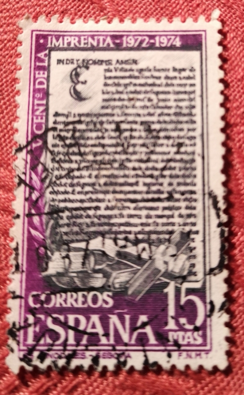 5° centenario de la imprenta 1974