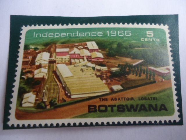 Independencia del Reino Unido en 1966 -  República de Botsuana - EL Matadero -Lobatsi. 