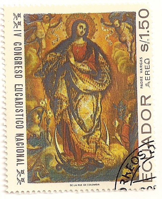 IV Congreso eucaristico nacional. Asuncion de la Virgen. Padre Vargas.
