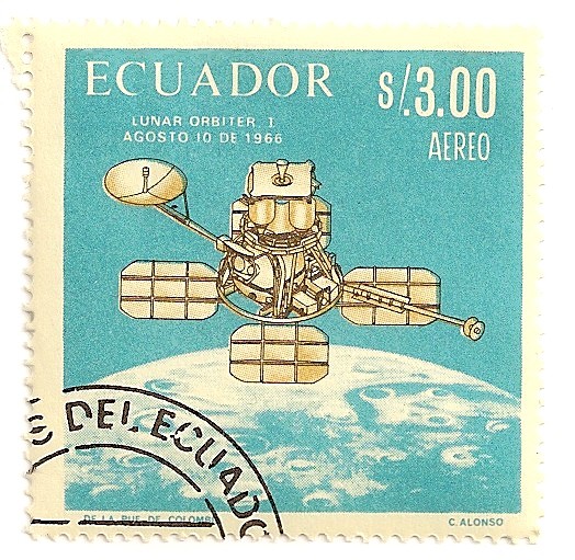 Exploracion lunar. Satelite Lunar Orbiter I