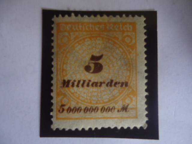 Alemania Reino - Valor en Millardos -5 Mil Millones - 5.000.000.000M-Serie:Inflación.