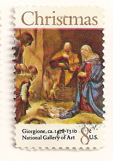 Navidad 1971. Adoracion de los pastores (Giorgione)