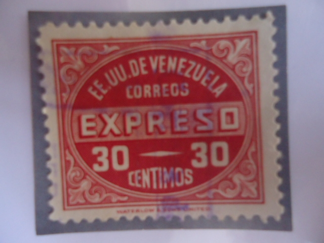 Estados Unidos de Venezuela -Correo Expreso.