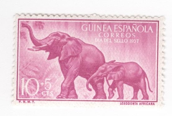 Edifil 369. Dia del sello 1957