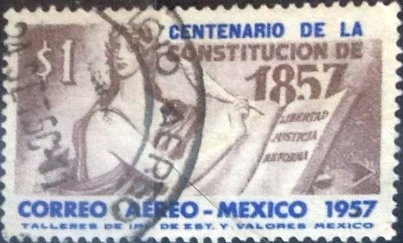 Scott#C240 , intercambio 0,25 usd. 1 peso 1957