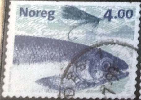 Scott#1215 , intercambio 0,20 usd. 4 krone 1999