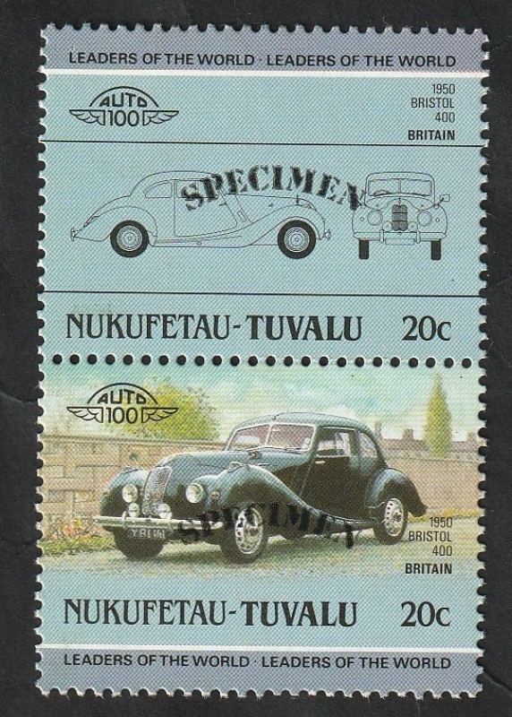 Nukufetau - Automóvil inglés Bristol 400 de 1950