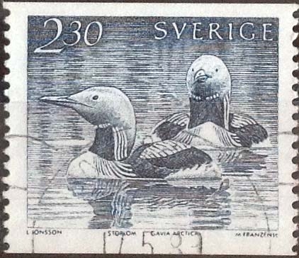Scott#1584 , m3b intercambio 0,20 usd. 2,30 krona. 1986