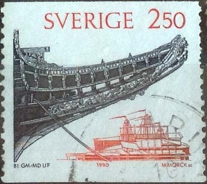 Scott#1829 , intercambio 0,45 usd. 2,50 krone. 1990
