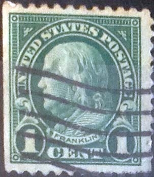 Scott#552 , intercambio 0,20 usd. 1 cents. 1923