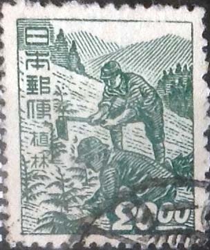 Scott#433 , intercambio 0,20 usd. 20 yen 1949