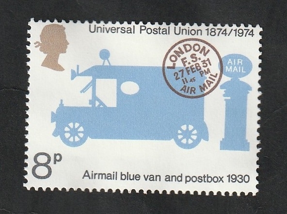 727 - Centº del U.P.U., Correo en Furgón