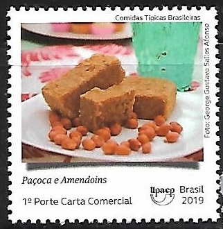 Comidas típicas - paçoca com amendoim